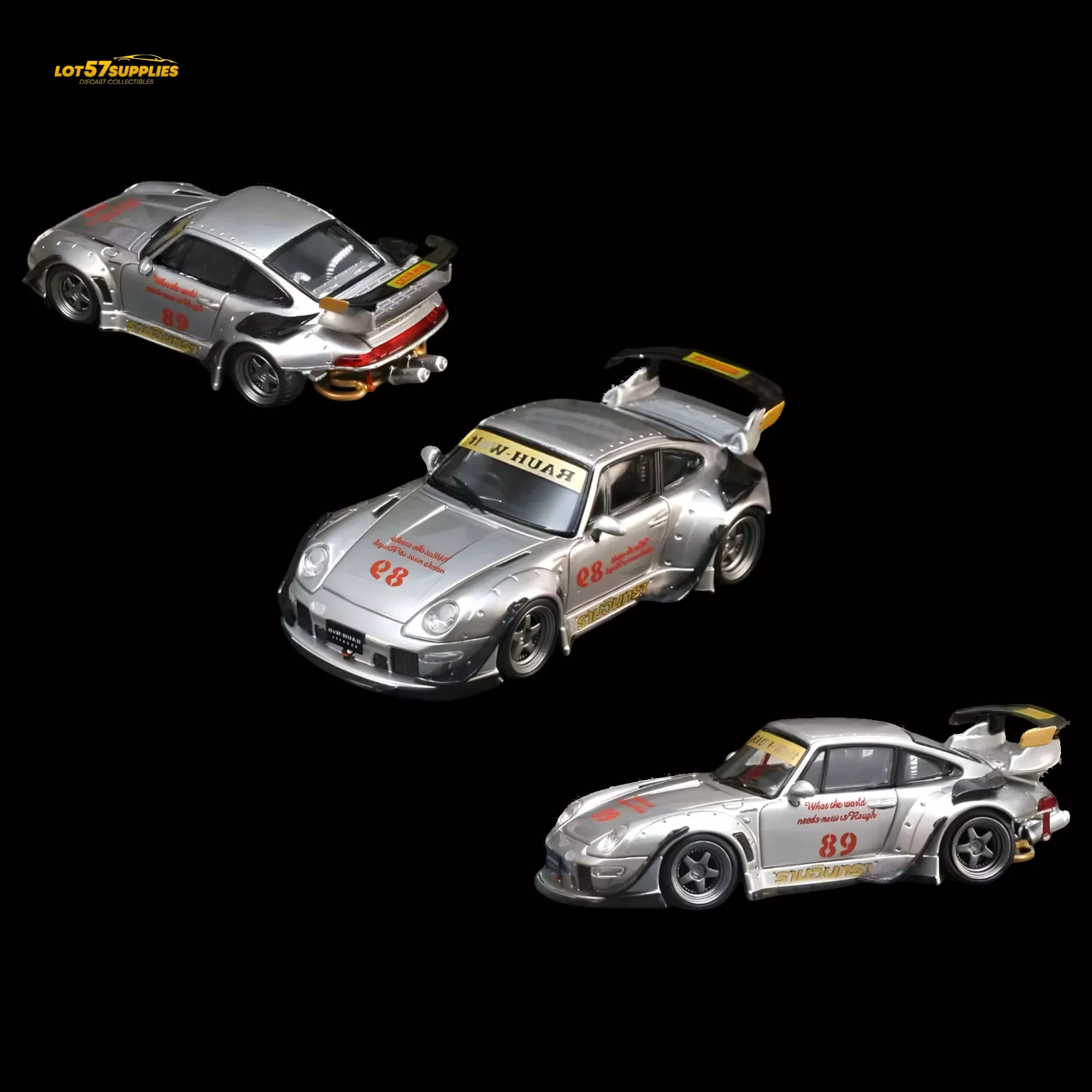Street Weapon Porsche RWB 993 Heavenly Livery 1:64