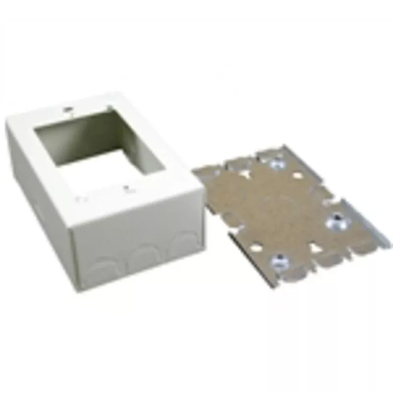 Switch/Receptacle Box, 1-Gang, 500/700 Series Raceway, White By Wiremold 5748WH