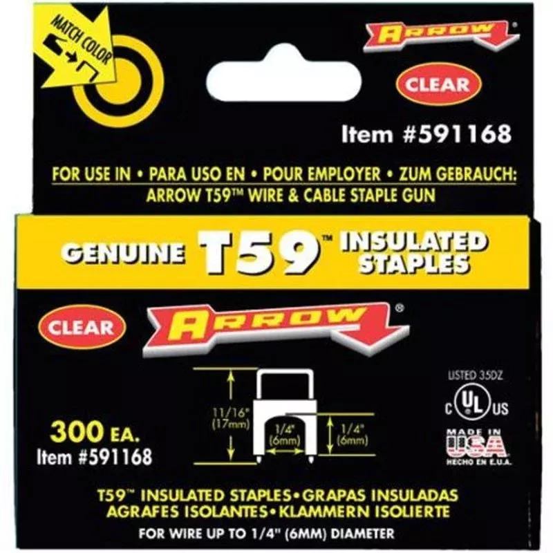 T59 Insulated Staples By Arrow 591168