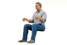 Tamiya - 1/14 RC Truck Driver Figure Set TROP.36 [56536]