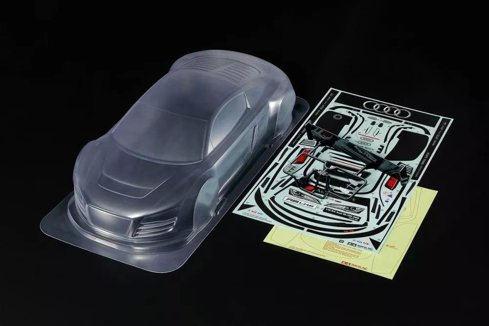 Tamiya 51754 1/10 RC Body Set Audi R8 LMS 2008