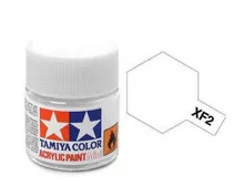 Tamiya XF-2 Flat Acrylic Paint Flat White 81702]
