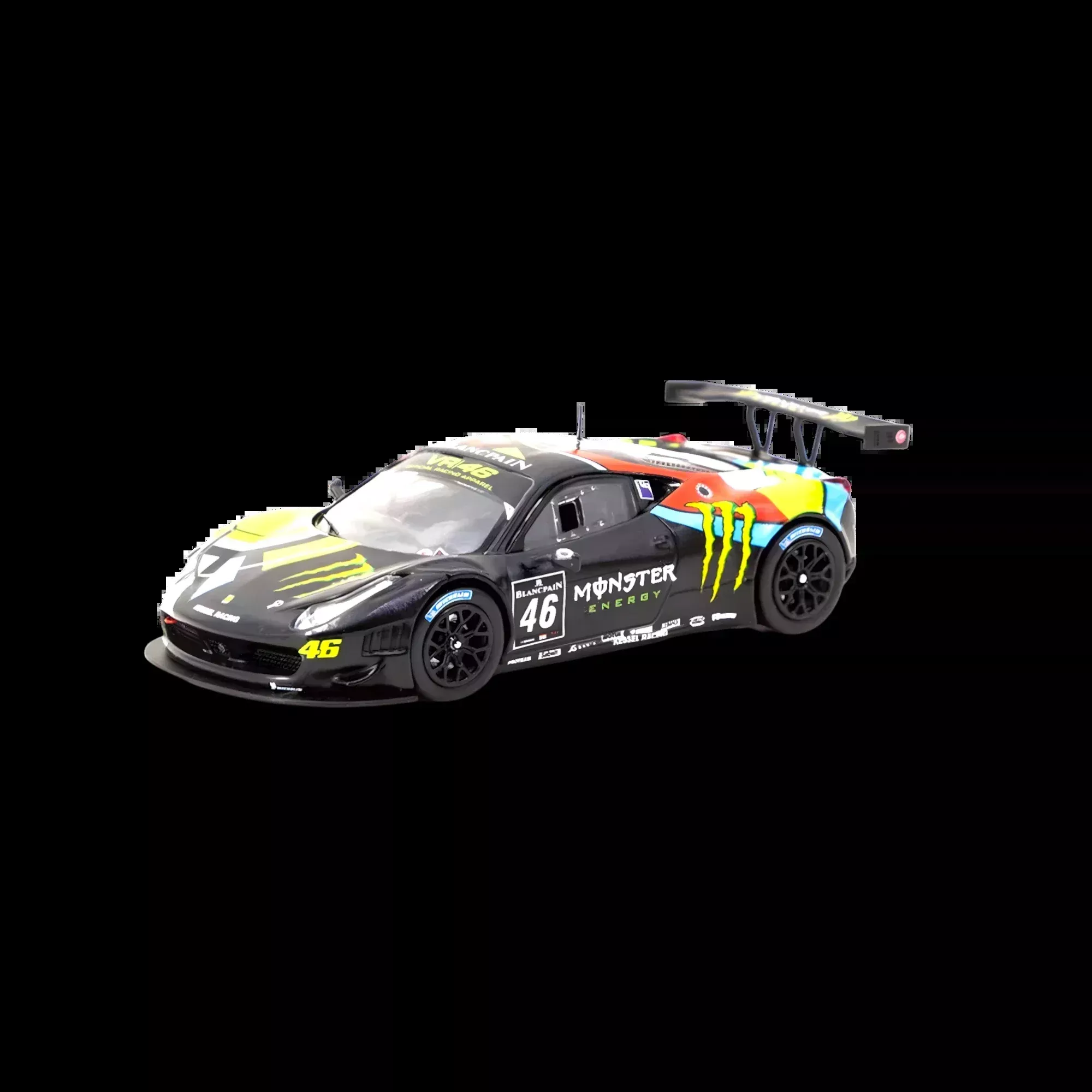 Tarmac Works Hobby64 Ferrari 458 Italia GT3 Blancpain Endurance 2012 V. Rossi 1:64 T64-073-12BGT46M