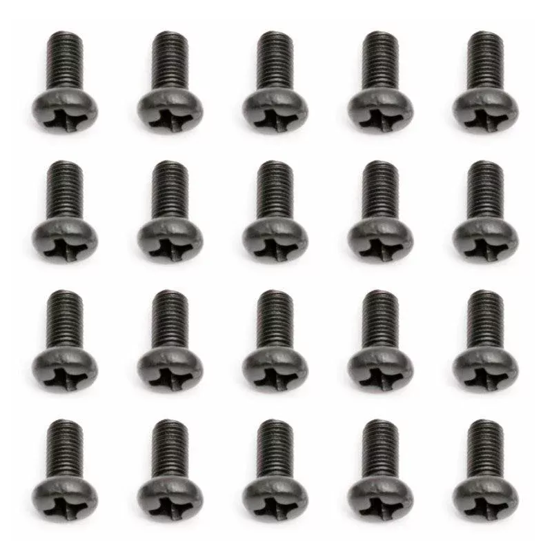 Team Associated 25181 3x10mm Button Head Phillips Screw (20)