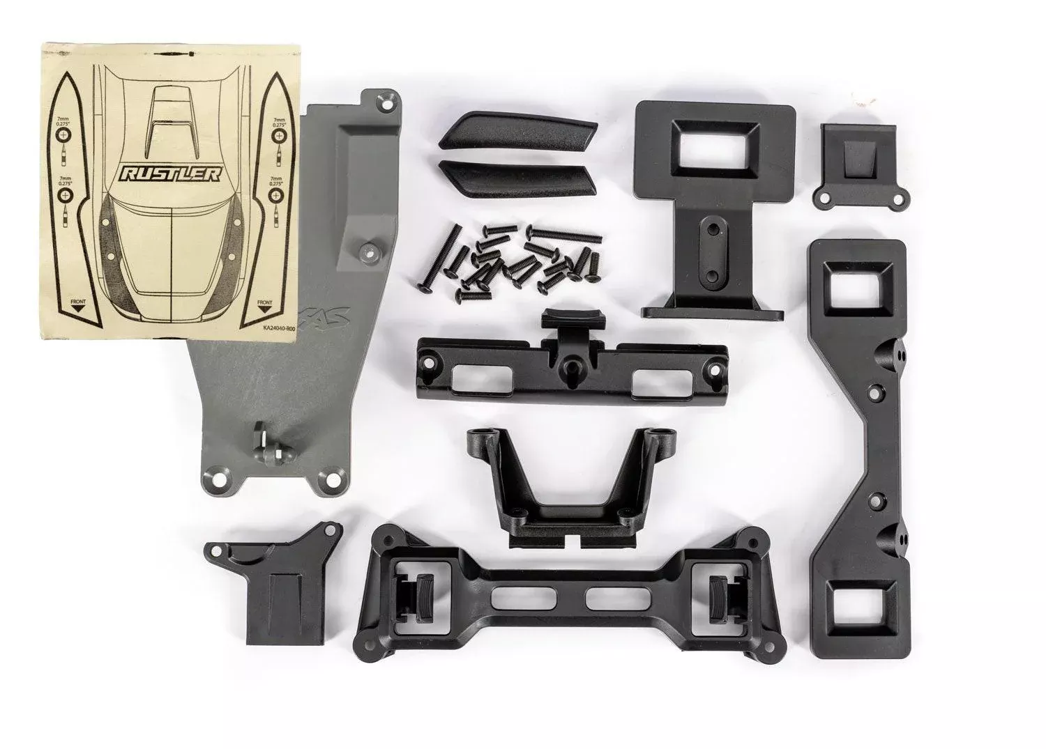 Traxxas 3734R Body Conversion Kit Rustler