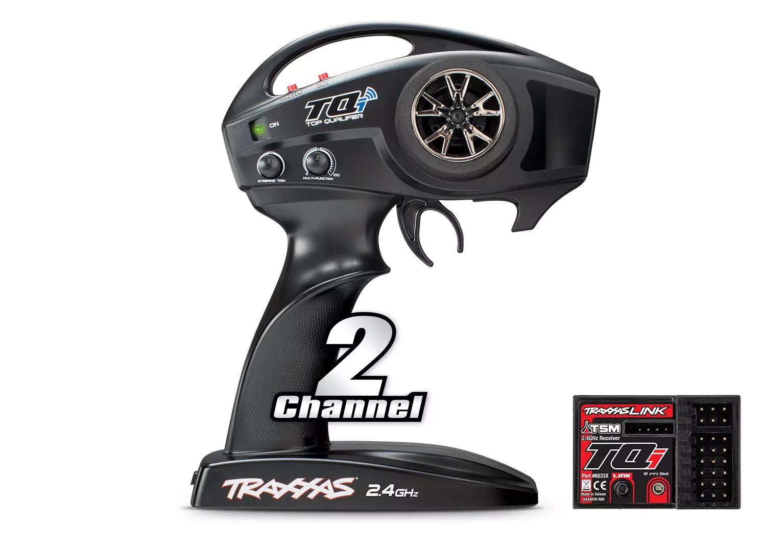 Traxxas 6509A 2-Ch TQi 2.4 GHz Transmitter with TSM Receiver