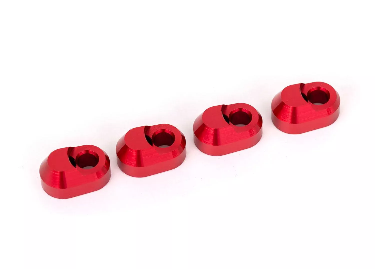 Traxxas 7743-RED Red Aluminum Suspension Pin Retainers (4) X-Maxx MAX XRT