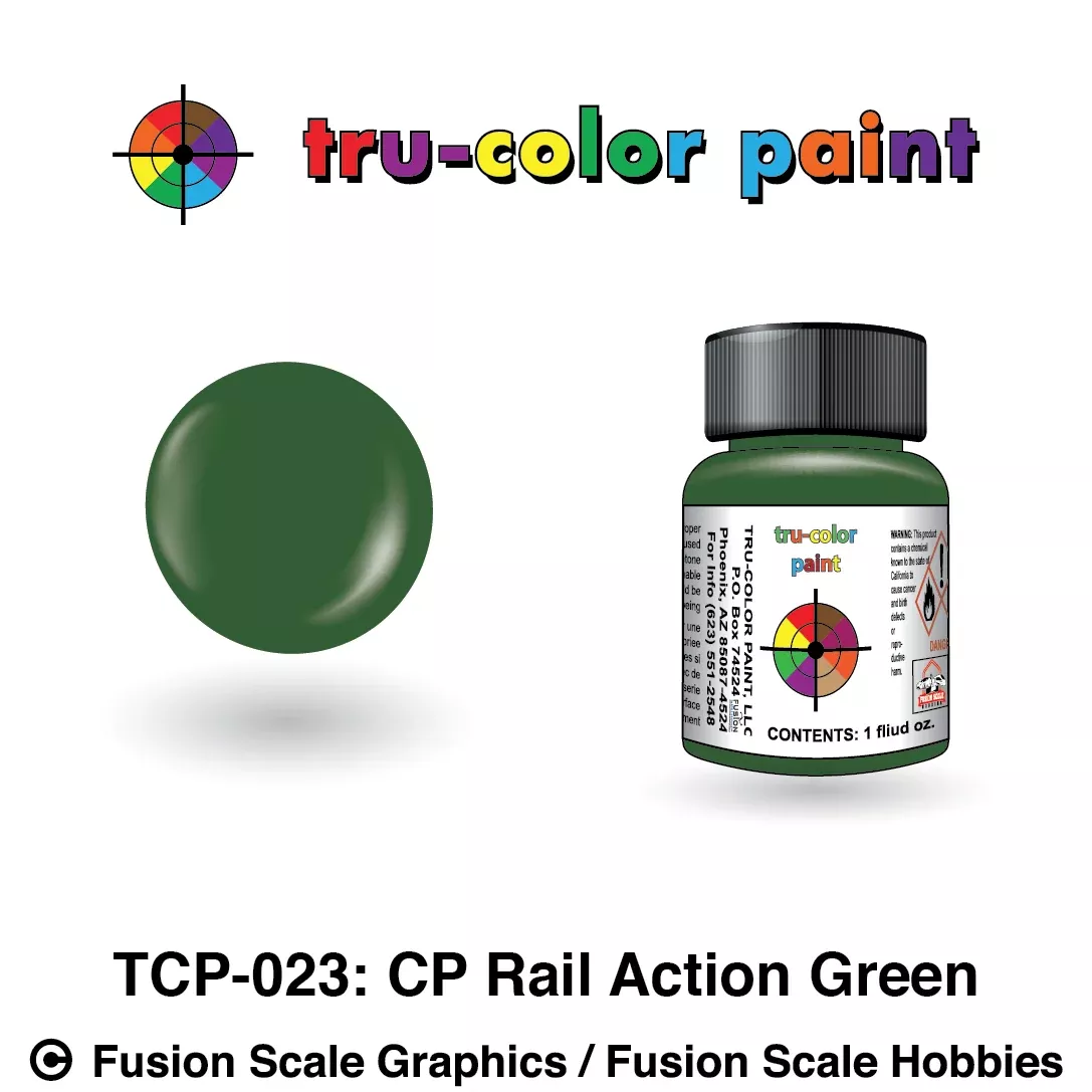 Tru Color Paint Canadian Pacific Rail Action Green 1oz