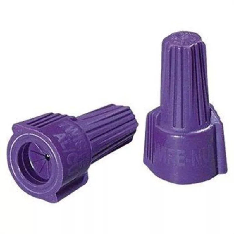 Twister Al/Cu Wire Conn, Model 65 Purple,2/Card By Ideal 30-065