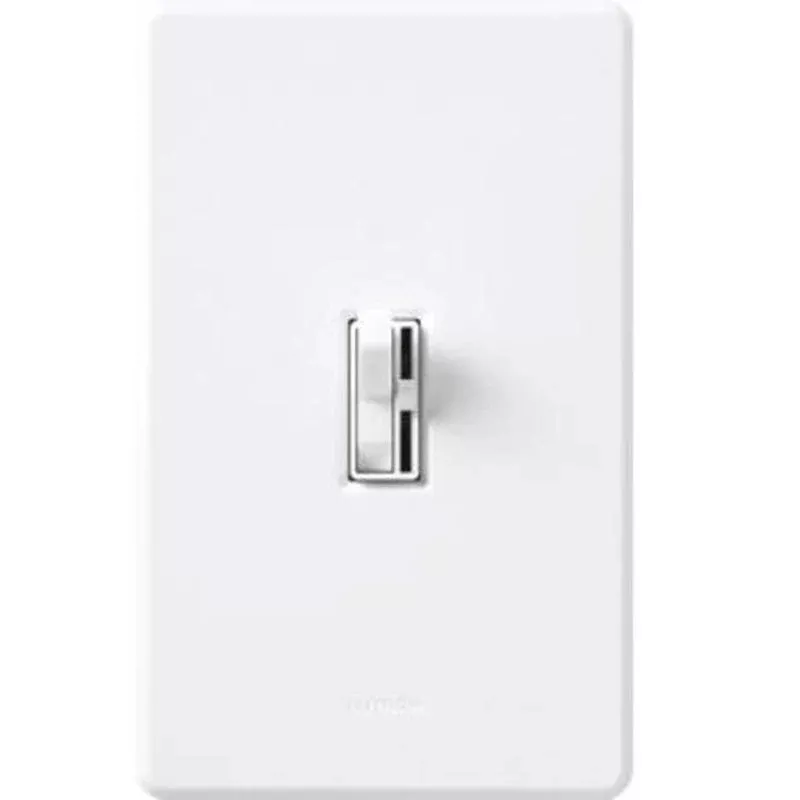 Universal Toggle Dimmer, 150W, White By Lutron AYCL-153P-WH