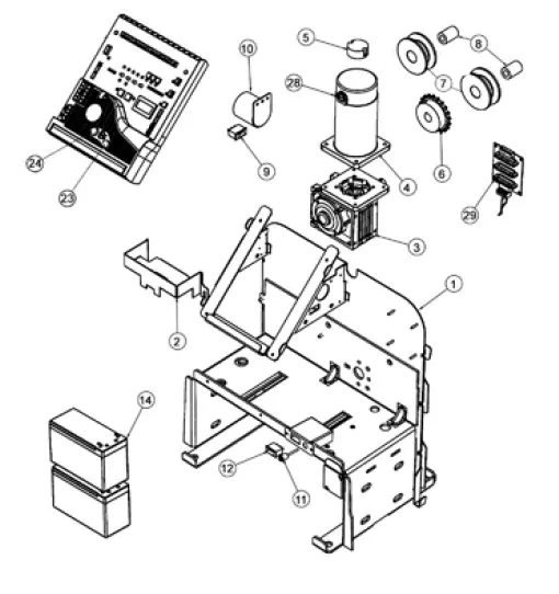 Viking Q4BREA10 Battery Retainer