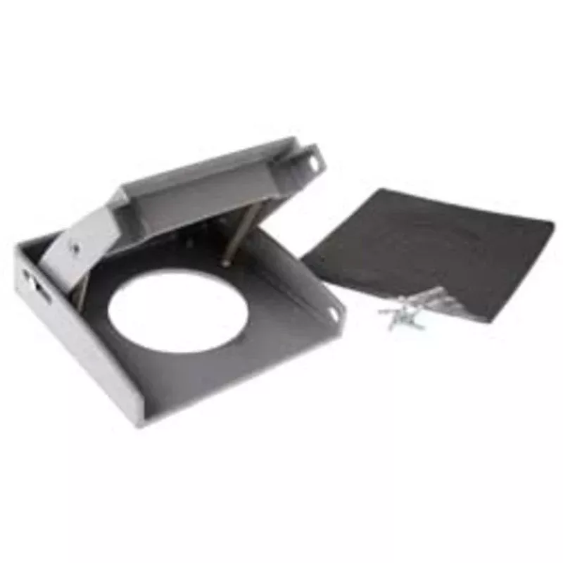 Weatherproof Cover, 2-Gang, (1) Single Receptacle, Vertical, Aluminum By Hubbell-Raco 5034-0