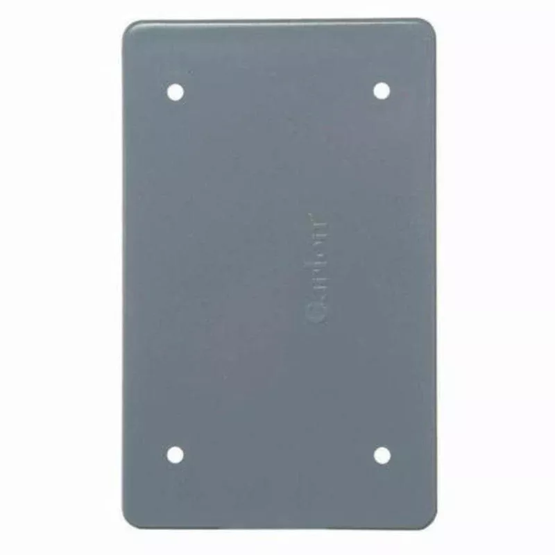 Weatherproof Cover, Blank, 1-Gang, Non-Metallic, Gray By Carlon E980CN-CAR