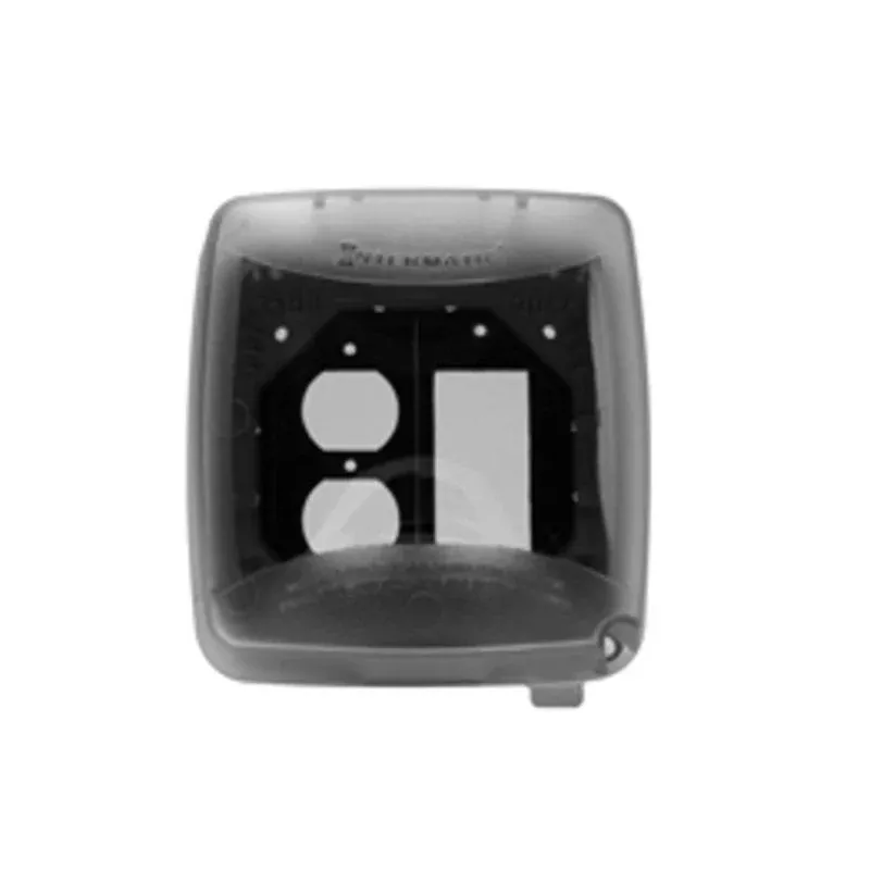 Weatherproof In-Use Cover, 2 Gang, Multiple Insert Type, 2-3/4″ Deep, Non-Metallic By Intermatic WP5225C