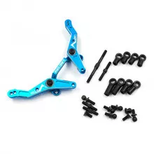 Yeah Racing - Aluminum RWD Large Angle Steering Rack for TATT-S03 (Tamiya TT02 RWD) (Blue)