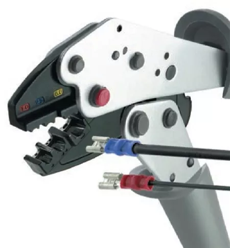 Z+F K70ZA000130 20-10 AWG Insulated Terminal Crimping Tool, Gray Handle
