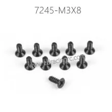 ZD Racing M3x8 Flat Head Screw