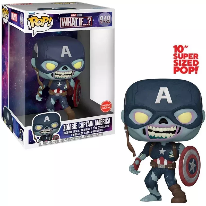 Zombie Captain America (10-Inch, What If…?) 949 – GameStop Exclusive