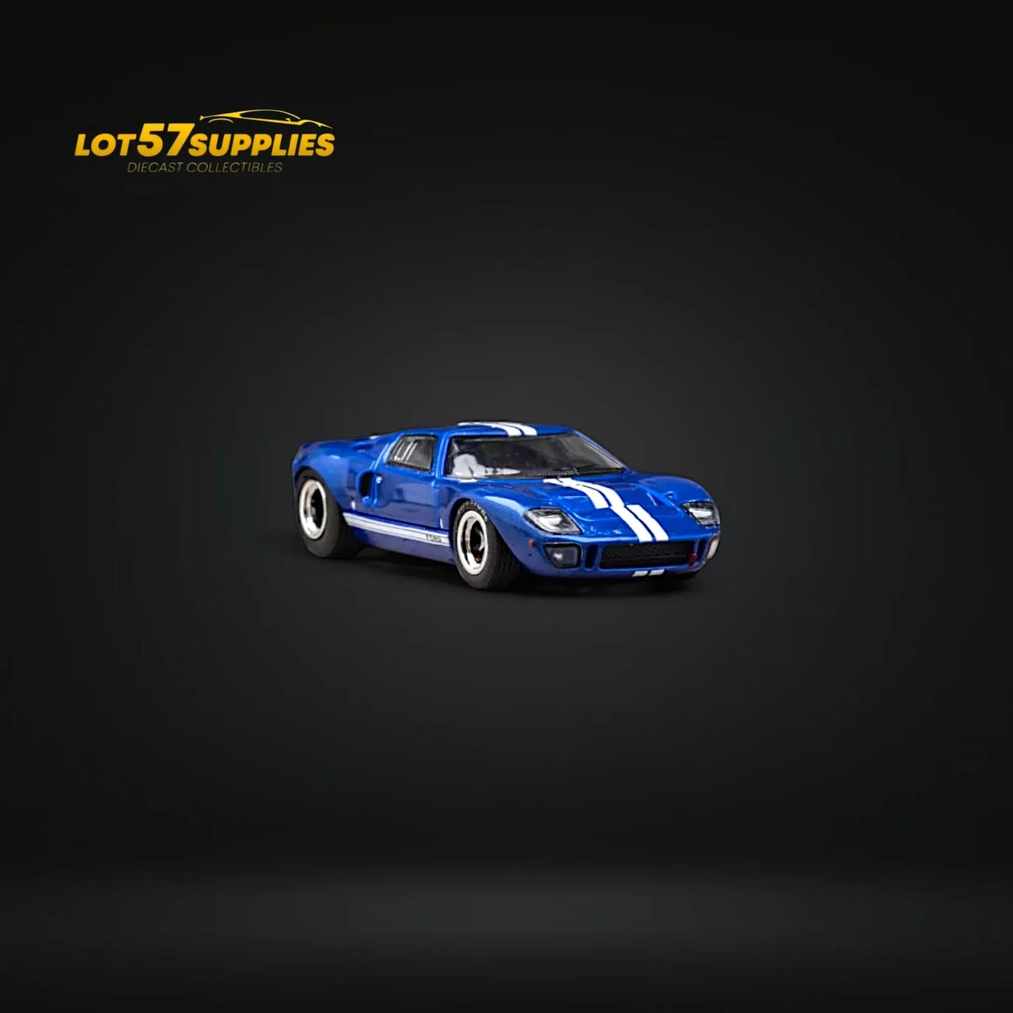 Zoom Ford GT40 MK1 Blue #2 1:64